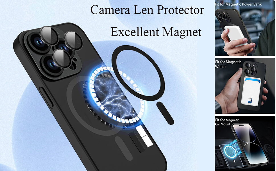 iPhone 14 pro max with camera protector magsafe phone case