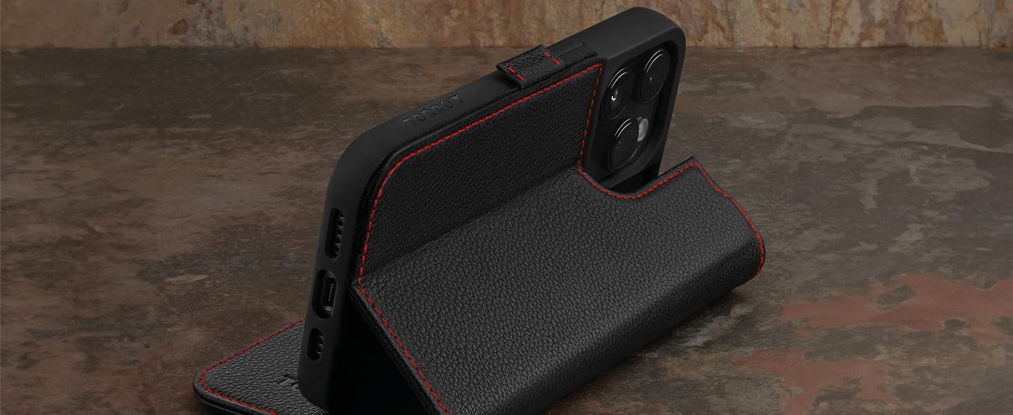 TORRO iPhone 15 Pro Wallet Case