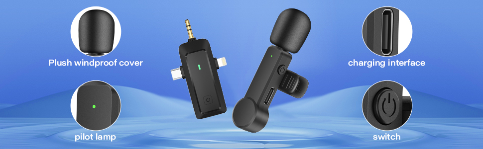 wireless lavalier microphone for iphone