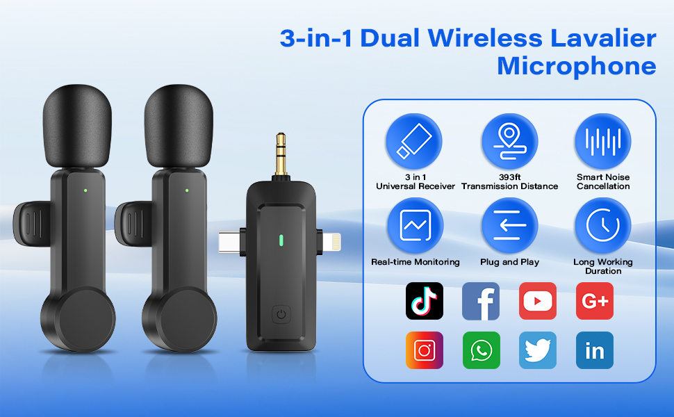 wireless lavalier microphone