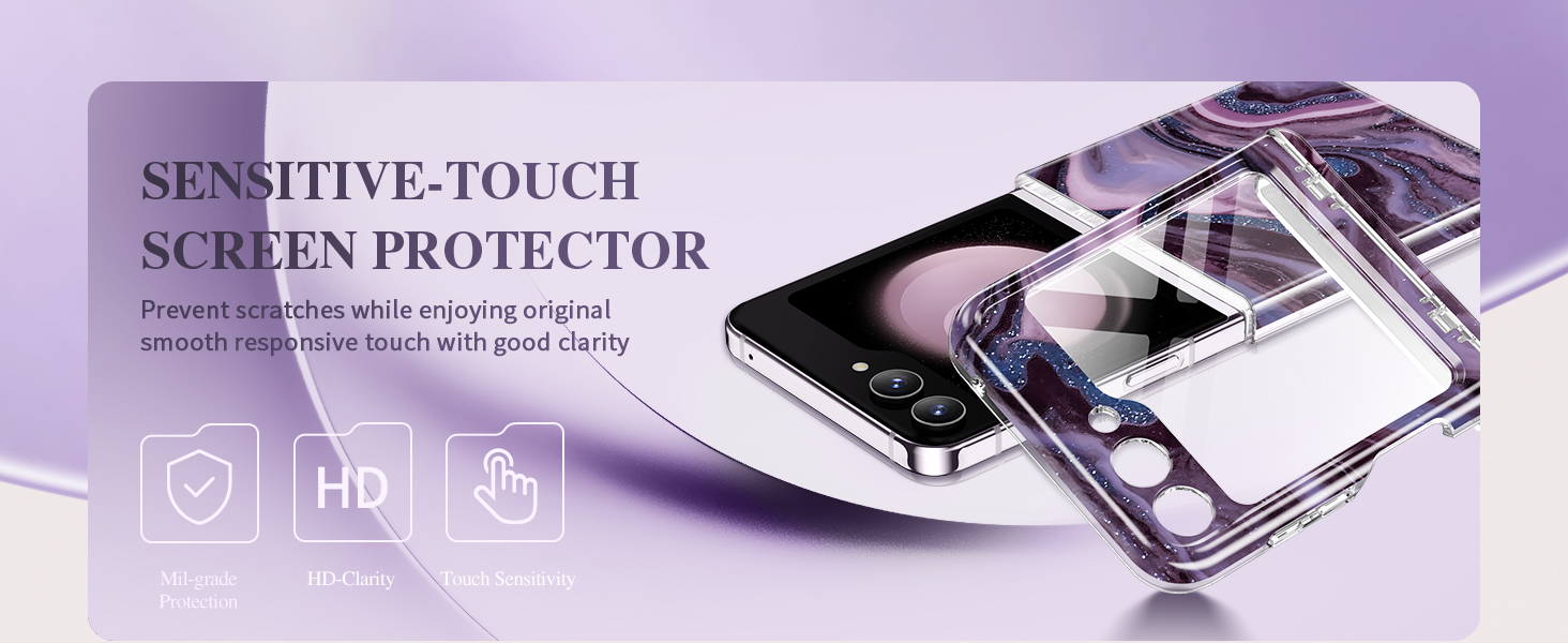 Galaxy Z Flip 5 Case with Hinge Protection